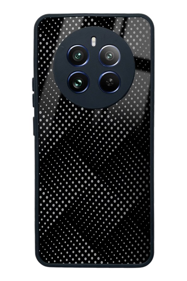 Oppo Realme 12 Pro Plus Black and Gray Design Glossy Phone Case