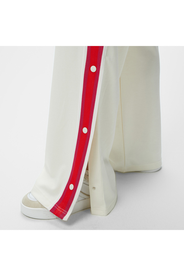 Kadın Relaxed Fit Renk Bloklu Beyaz Eşofman Altı - 7