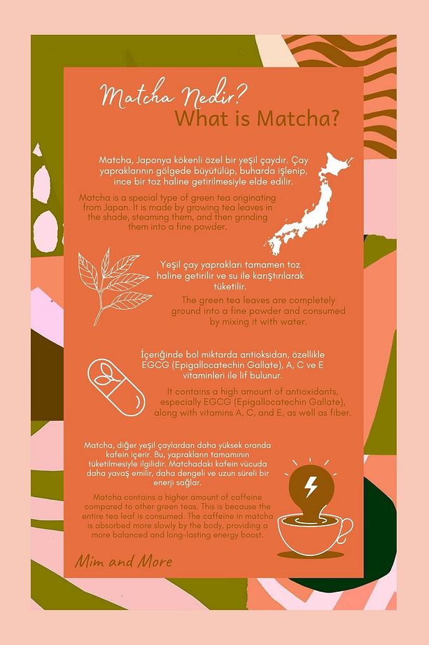 Fruit and Rose Passion Matcha 3'lü Set - High Vibes Matcha, Rose Matcha, Peach Matcha 3^lü Set - 6