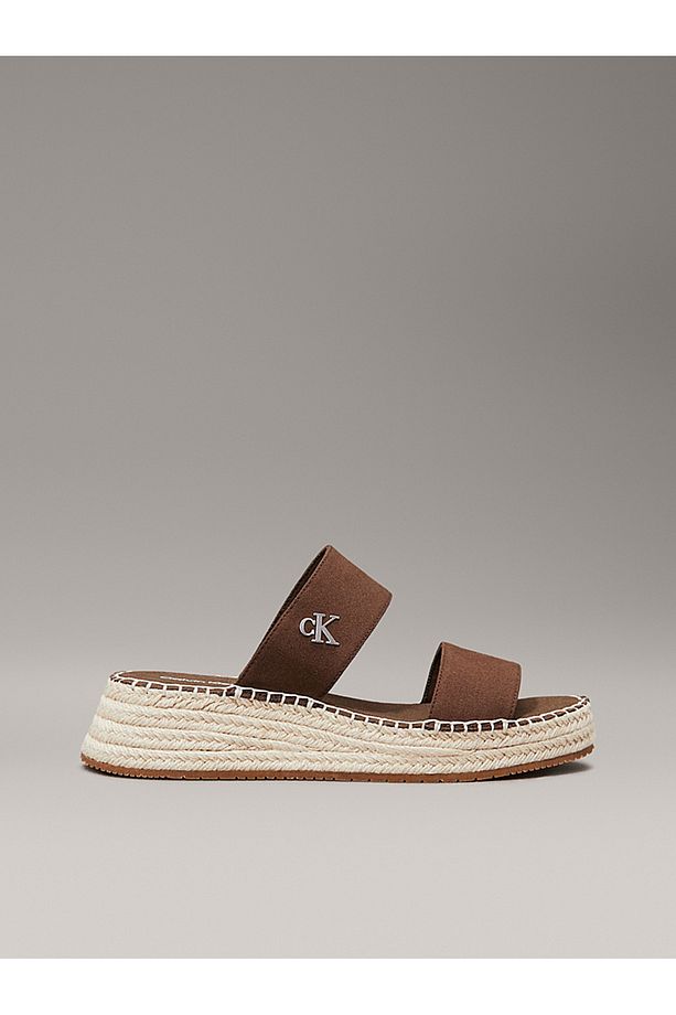 Canvas Platform Espadrilles - 1