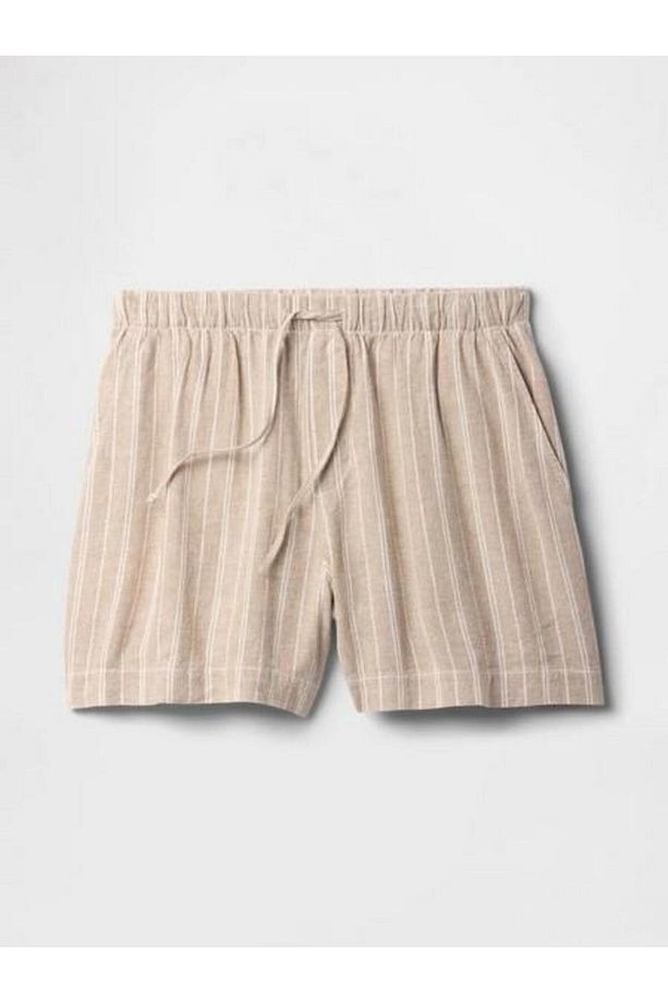 713422002 V-Linen 4 In Easy Po Stripe Kadın Şort - 2