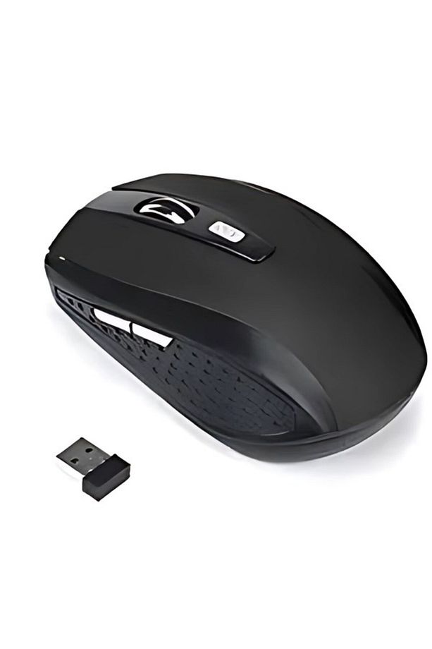 Kablosuz Sessiz Mouse – DPI Tuşlu, Yan Tuşlu, Ergonomik, iOS/Android Uyumlu, USB Dongle - 2