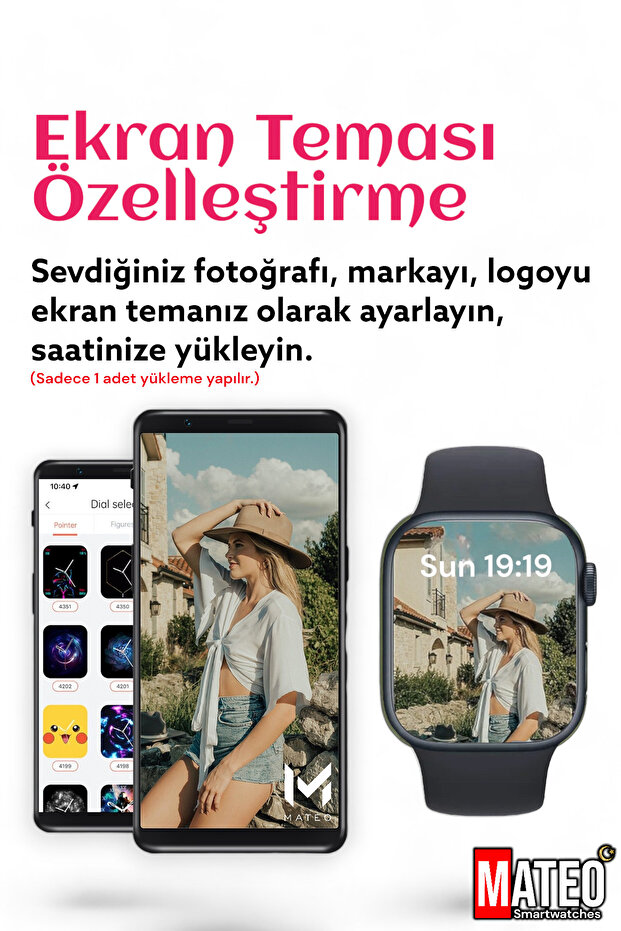 Akıllı Saat Yeni Nesil T700s Watch 7 Series Ios Androıd Uyumlu Bluetooh Arama Bildirim Alma - 5