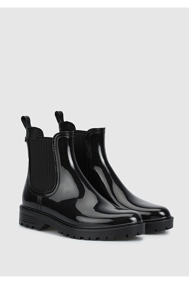 Siyah Kadın Yağmur Botu - 2