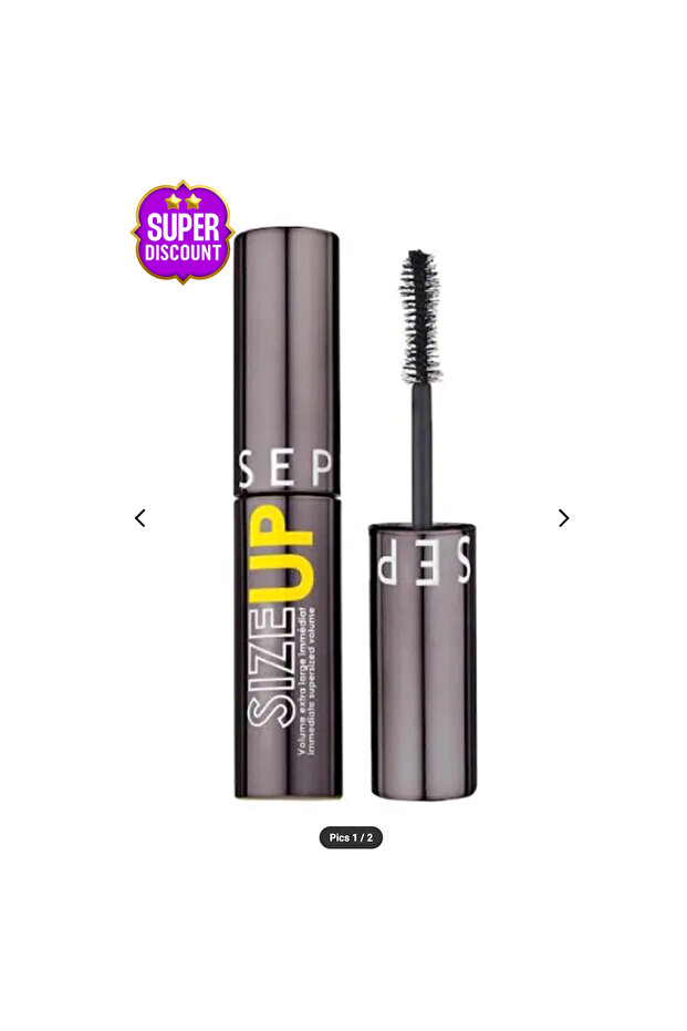 SEPHORA COLLECTION Travel Size - 5ml Ultra Black Volume Mascara, Waterproof