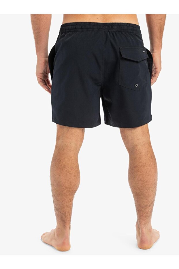 EQYJV04118-KVJ0 Surfsilk Solid Volley 16 Erkek Şort Mayo Siyah - 6