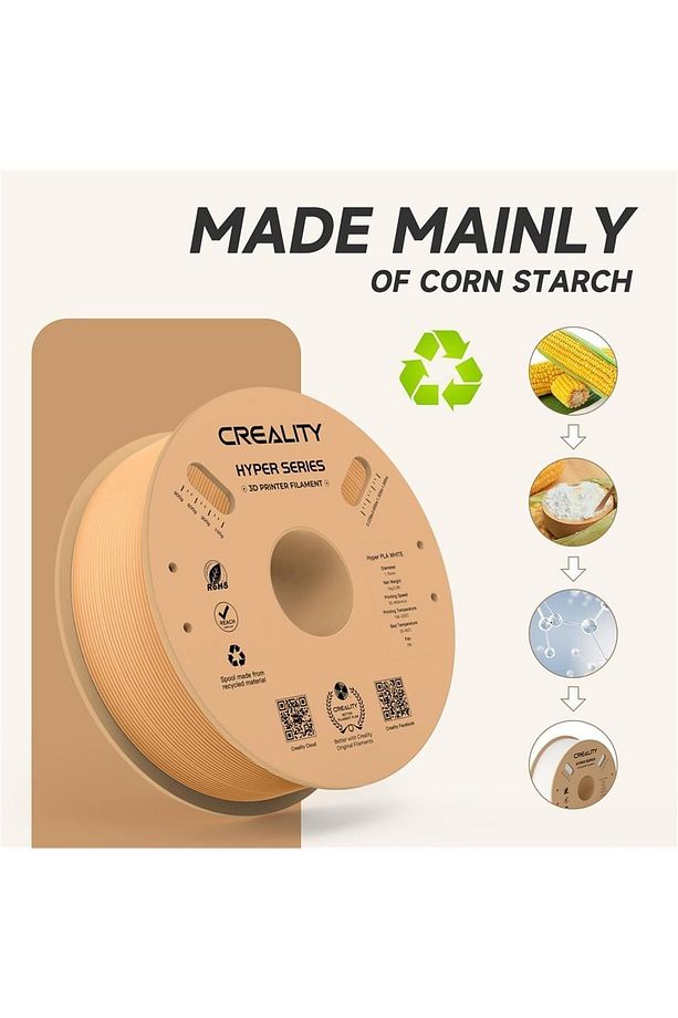 Hyper Pla Filament Peach Fuzz 1.75mm 1kg - 4