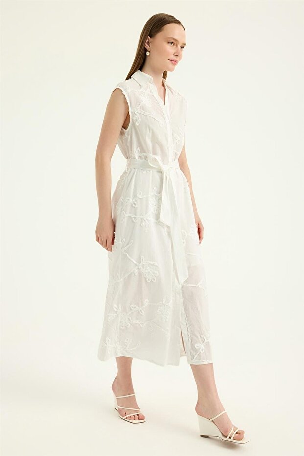 Kuşaklı Elbise - 3