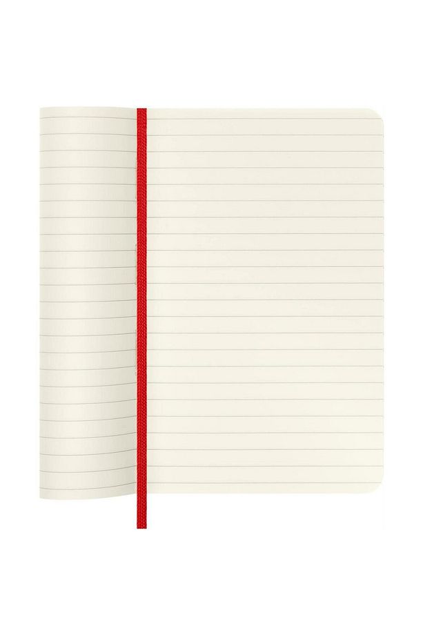 Çizgili Kırmızı Defter Cep Boy Soft Kapak - 4