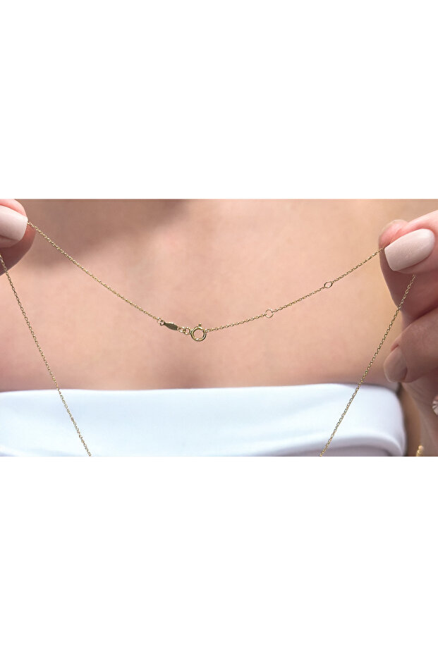 Shining Dot (Tekli), 14 Ayar Altın Kolye - 4