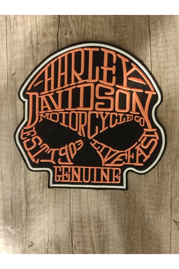 Skull Large Size Back Patch Patch Embroidery Patch - 1