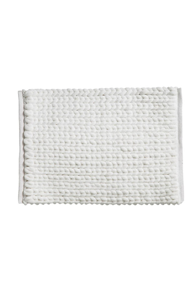 Thick Patterned Rectangular Bathmat 50 x 75cm - 1