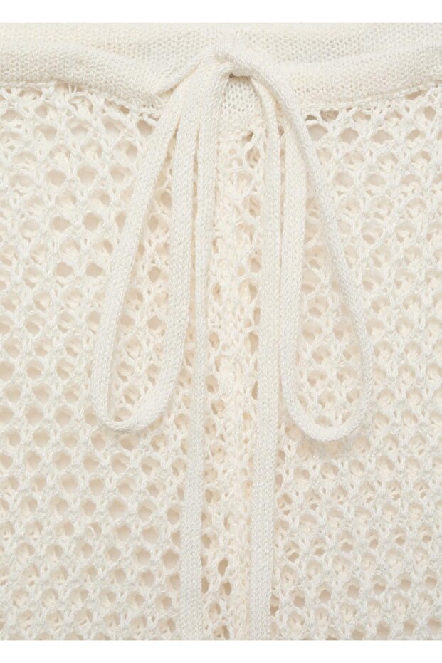 Kroşe flare pantolon - 7