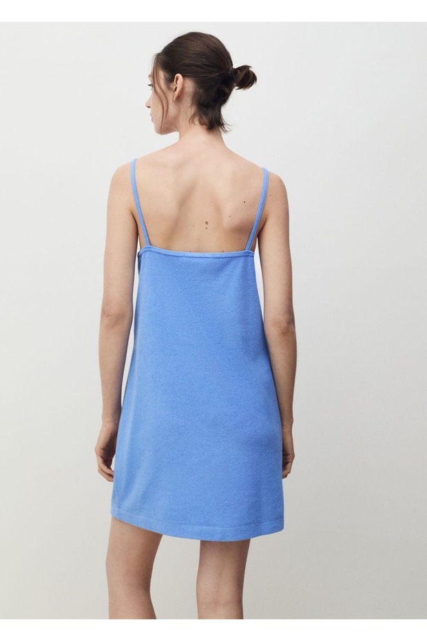 Baumwoll-Frottee-Kleid - 4