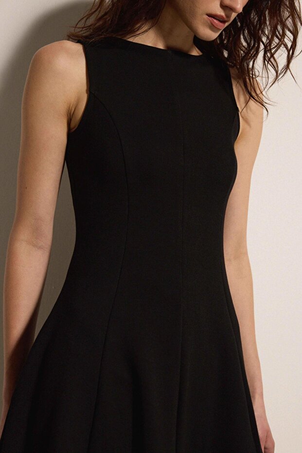 Kuplu Mini Elbise - 3