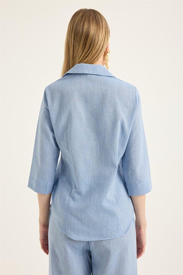 Keten Gömlek - 5