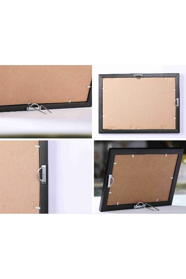 A4 Camlı Bakır Gold Renk Çerçeve 3 Cm Paspartulu Dekoratif Duvar Ve Masa Üstü Çerçeve - 3