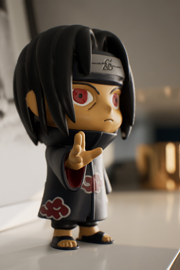 Itachi Uchiha 3d Mini Figür - 4
