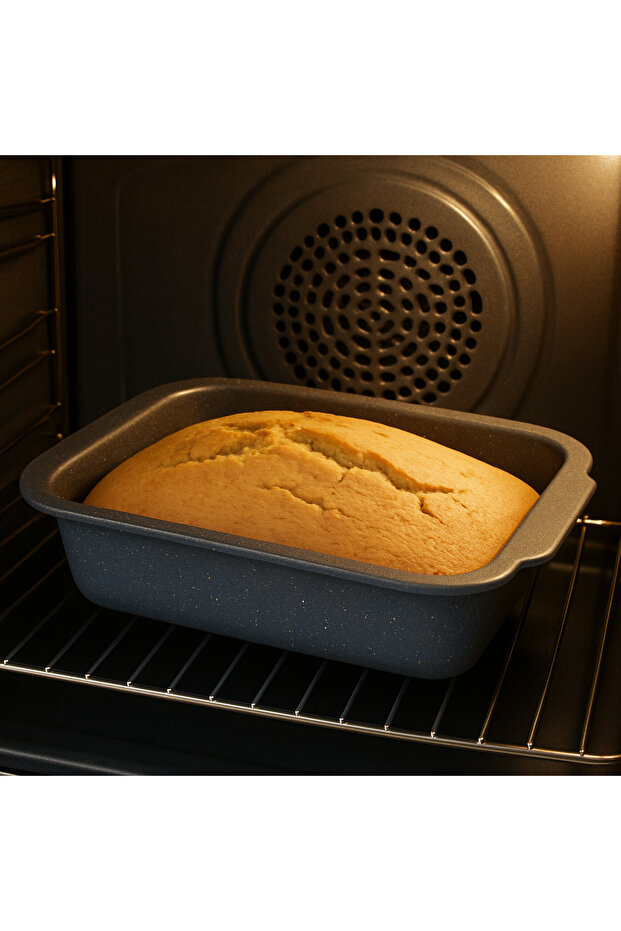 Rectangular Cake Tray Black 28cm - 4