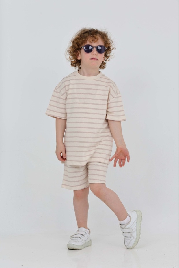 Set de 2 Lloha cu dungi - 4