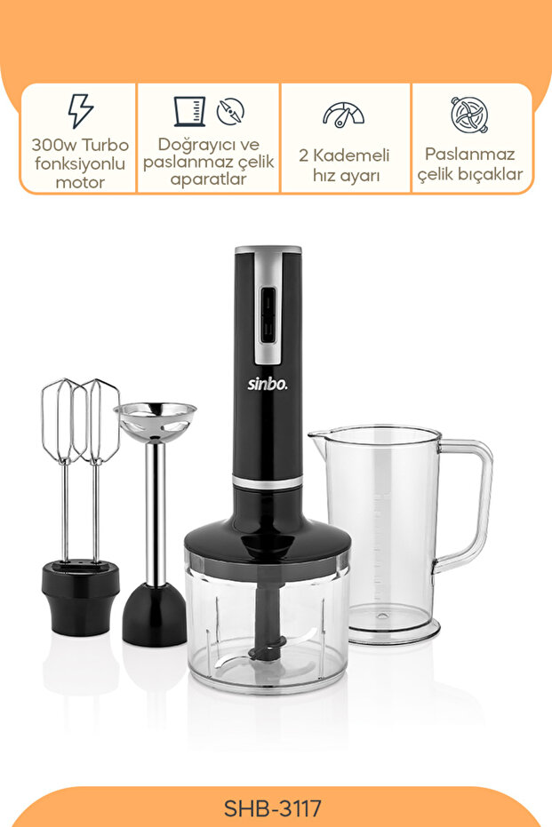 Siyah El Blender Seti