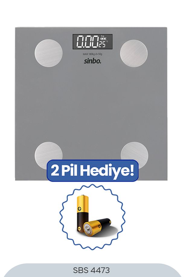 SBS-4473 Bluetooth Dijital Yağ Su Kas Vücut Kitle Endeksi Kilo Ölçer Tartı Baskül - 2