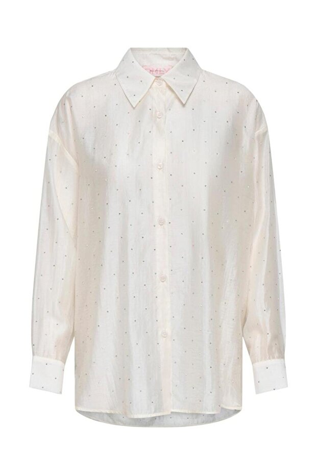 Onlsolaima l/s rhinestone shirt ox wvn