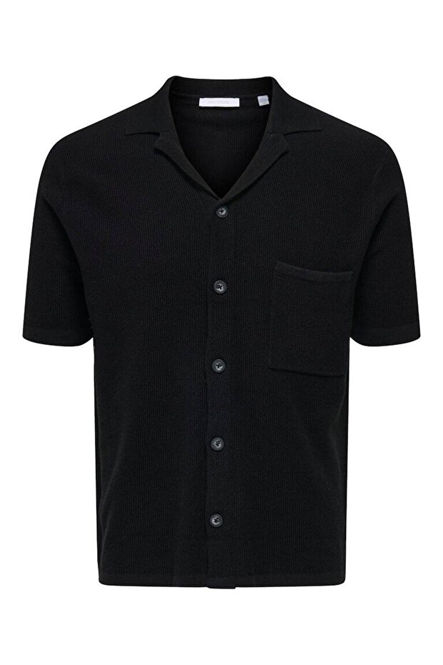 Onstony Reg 12 Ss Waffle Shirt Knit