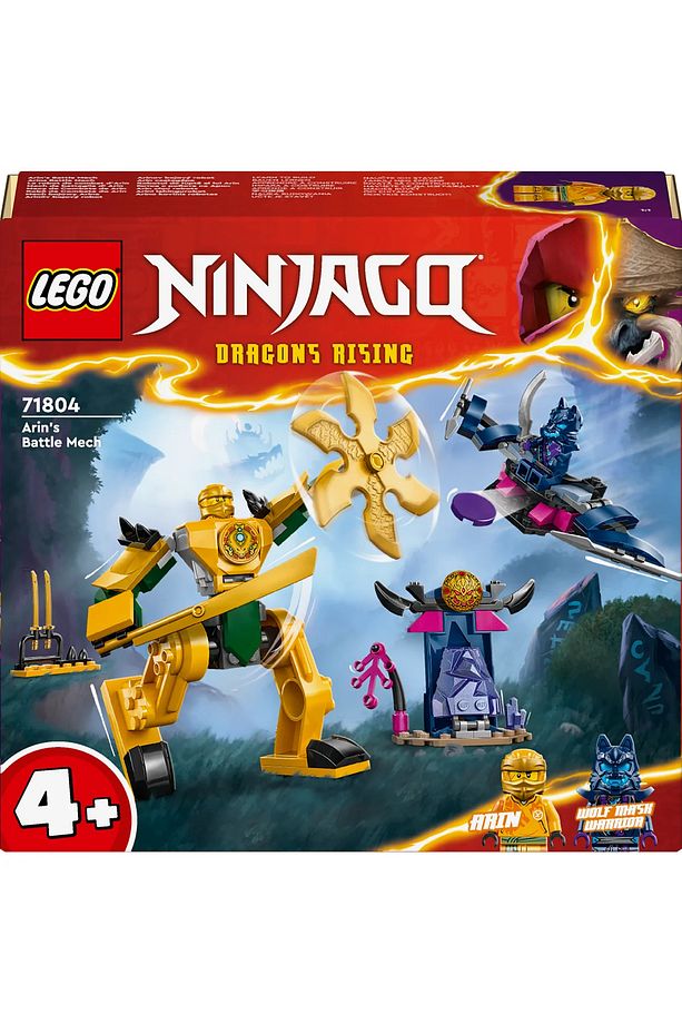 ® NINJAGO® Arin'in Savaş Robotu 71804 - 4+ Yaratıcı Oyuncak Yapım Seti (104 Parça) - 4