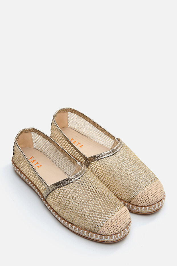 Goldene Damen-Espadrille 01AYY 306120 A540 - 2