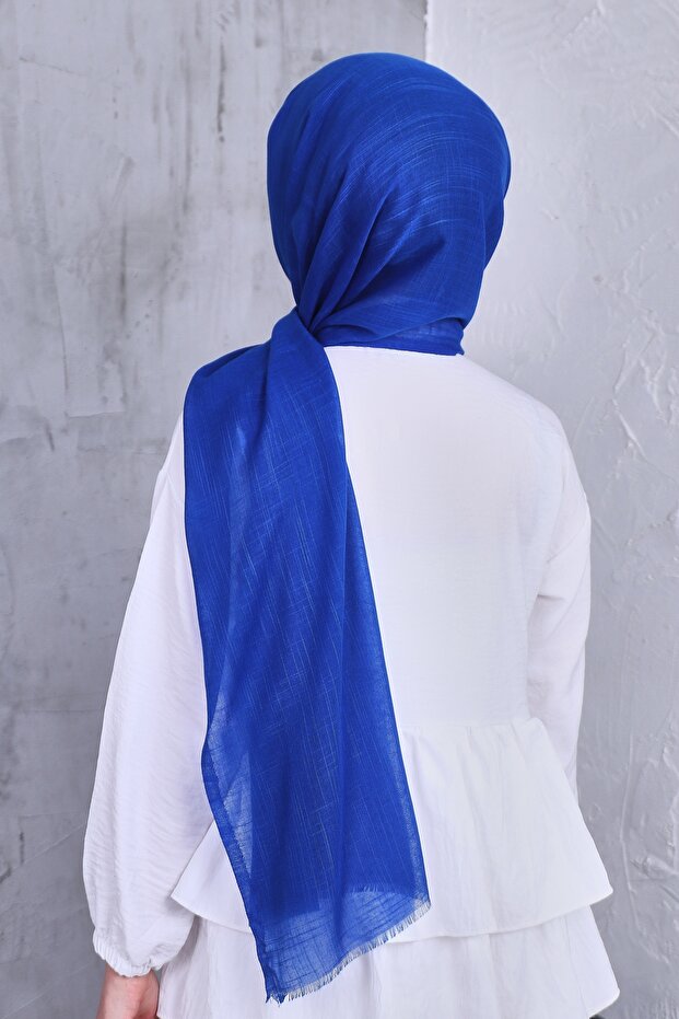 Solid Color Flamed Shawl - 4