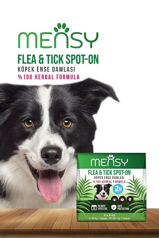 Köpek Ense Bit Pire Kene Deri Bakımı Bitkisel Damla Dış Parazit Spot On Mensyspoton - 3