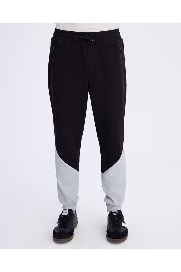 Nisty Pant Erkek Gri-Siyah Regular Fit Eşofman Altı - 1