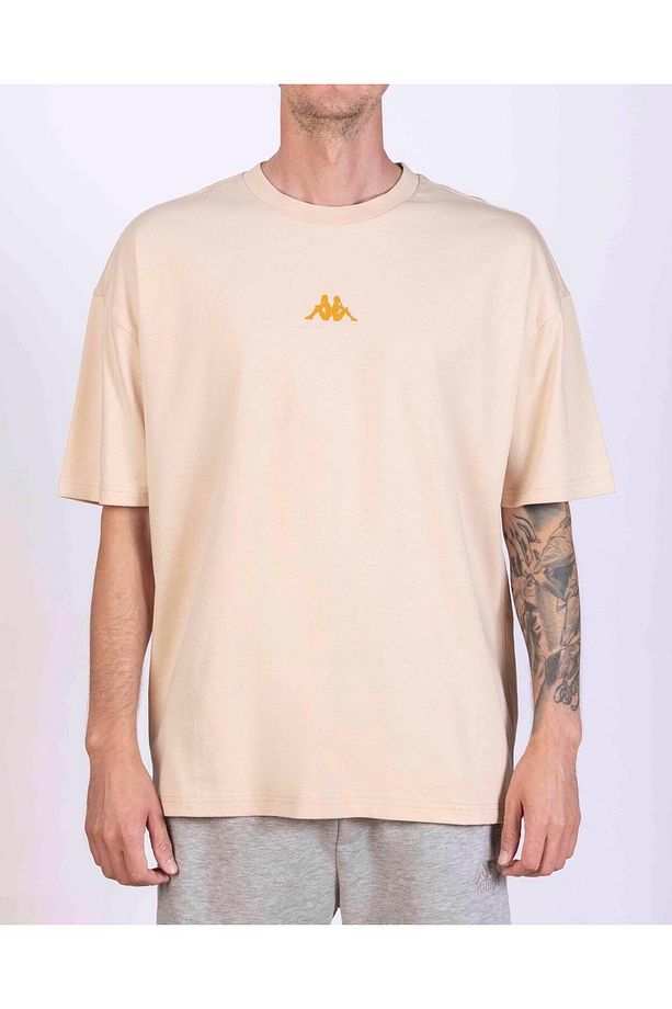 Authentic Asterys Erkek Bej Regular Fit Tişört - 1