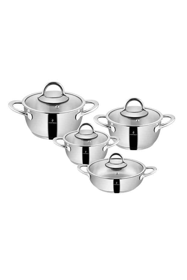 Barok 8 Parça Tencere Seti - 1