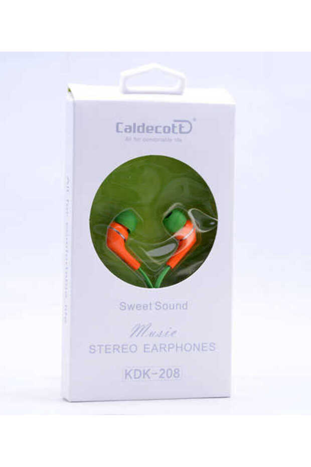 Caldecott Kdk-208 Mp3 Stereo Kulaklık-turuncu - 1