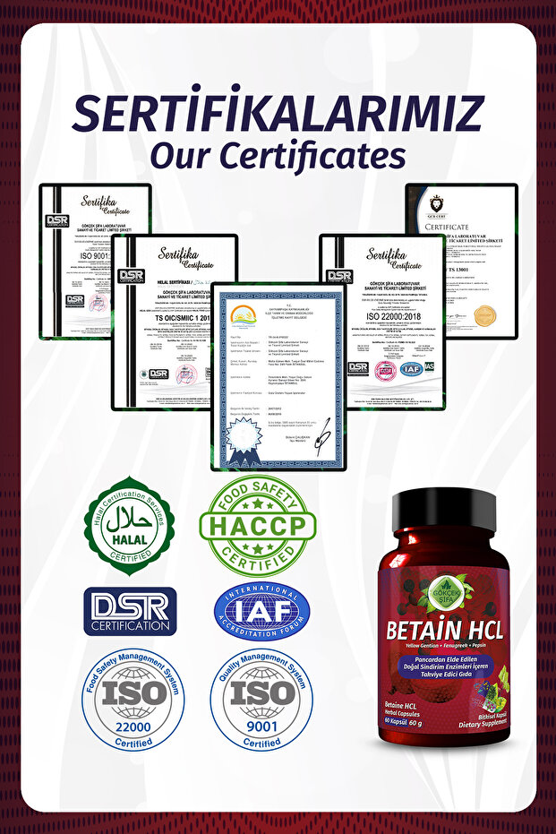 Betain HCL Kapsül (Betaine HCL Capsule) - 6