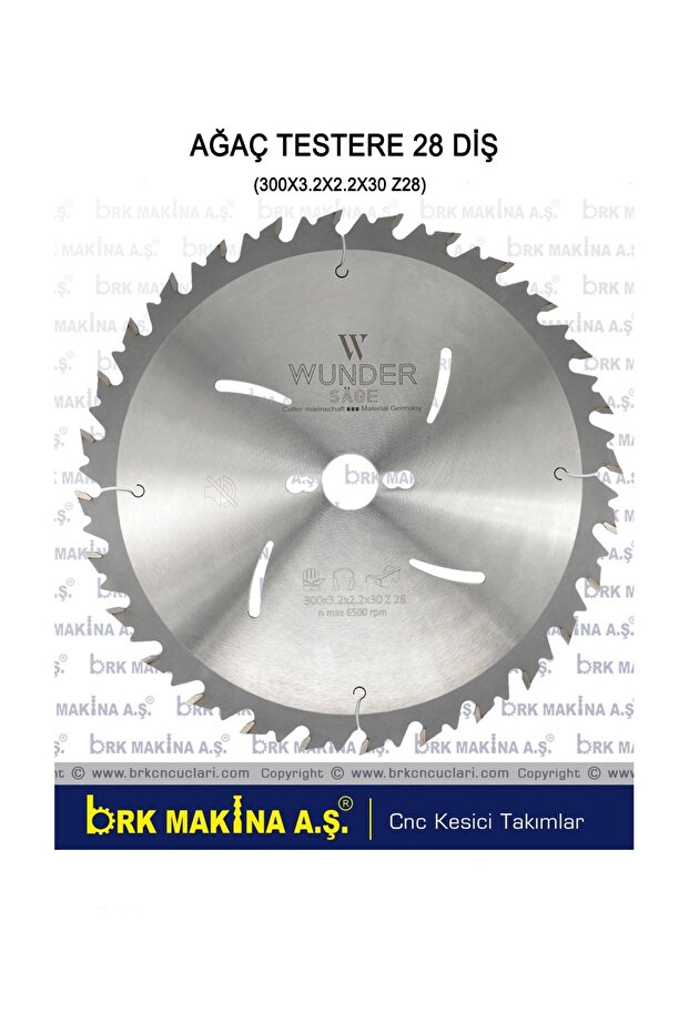 300x28 Ağaç Testere - 1