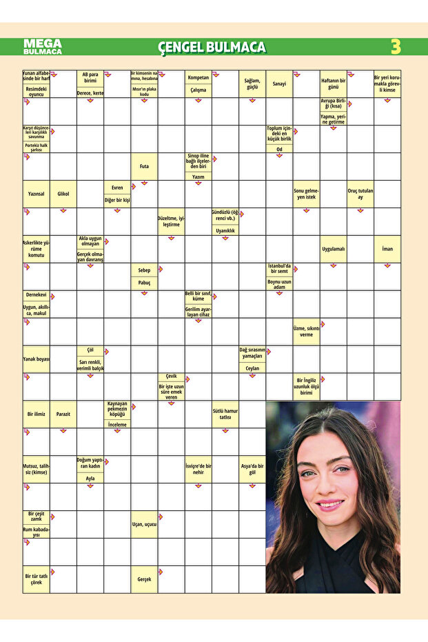 Çengel Bulmaca 010 - 3