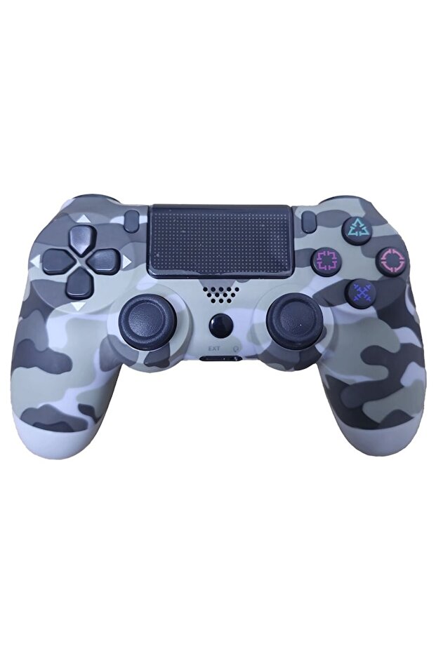 Doubleshock Wireless Controller, Compatible with Ps4, Pstv and Ps Now, With Vibration, Army Grey - 1
