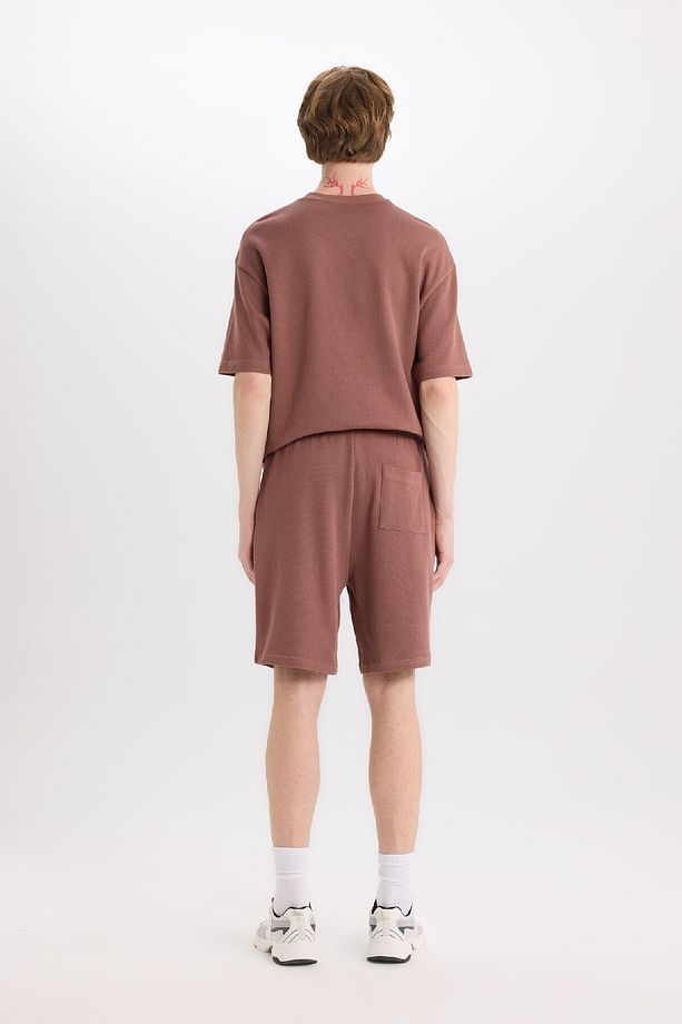 %100 Pamuk Regular Fit Düz Paça Şort E0442ax25sm - 7