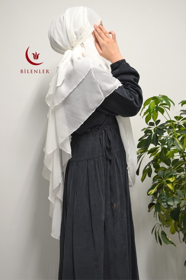 3 Layer Chiffon Soufflé (Practical Shawl) - 3