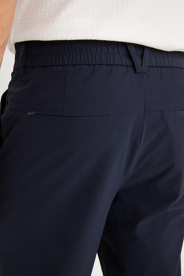 Jogger Düz Paça Her Yöne Esneyen Yazlık Kumaş Pantolon B6551AX25SP - 8