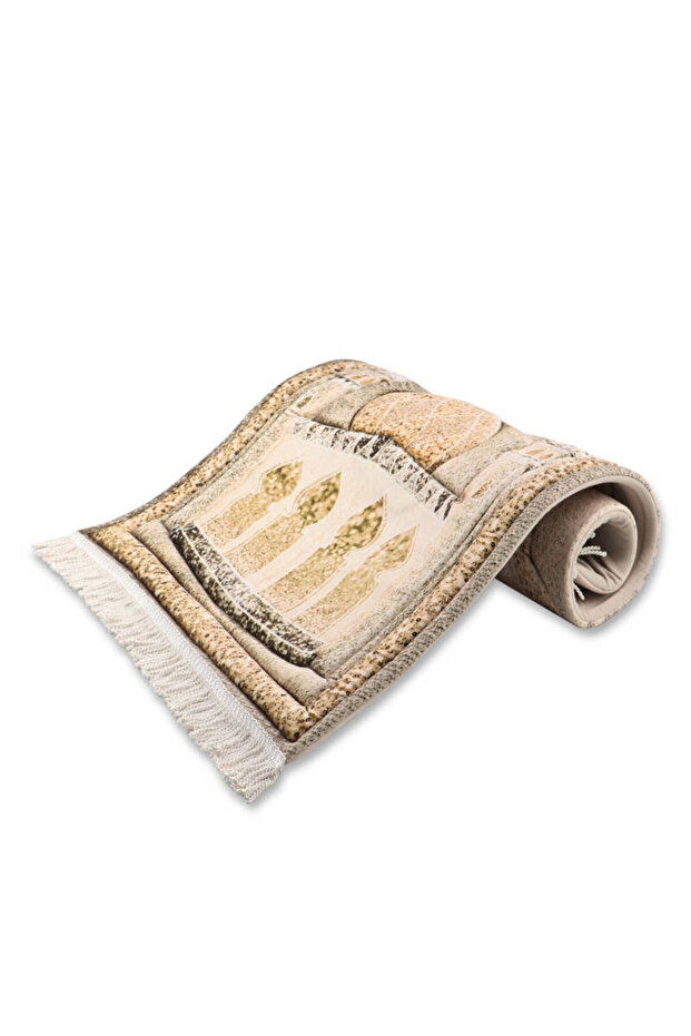 Bej Kapitone Süngerli Seccade - 2