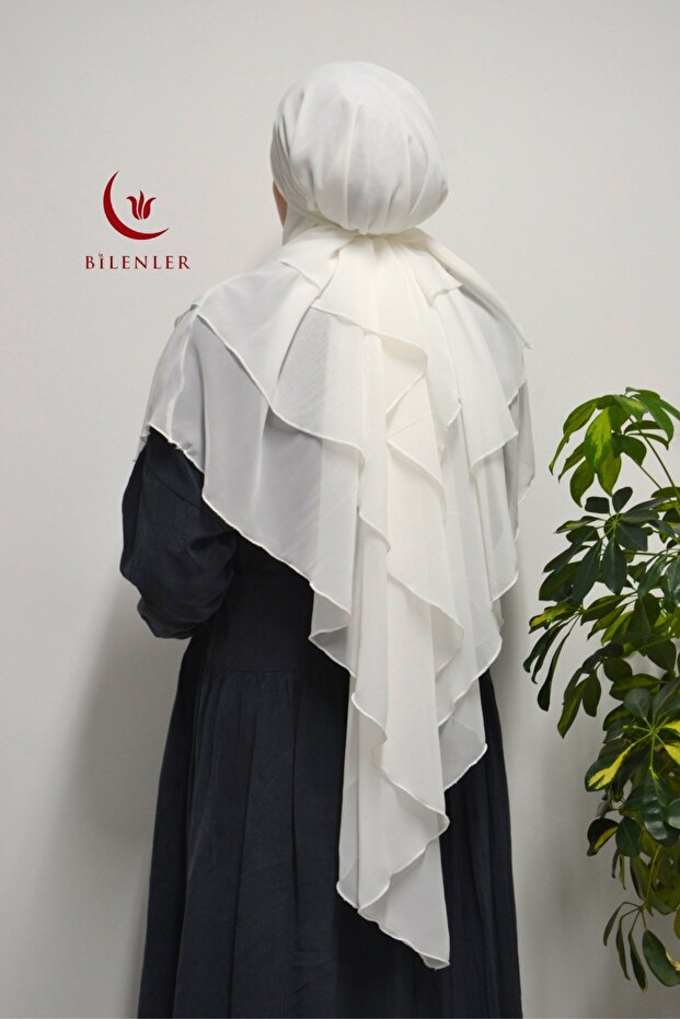 3 Layer Chiffon Soufflé (Practical Shawl) - 2