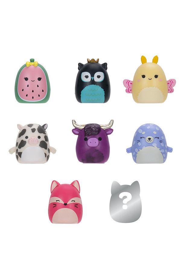 Squish-a-longs 8 Figür + Yüzük Set Seri 2 AL0084 - 1