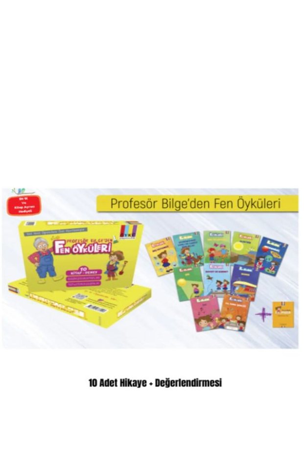 Öykü Yayınları Profesör Bilgeden Fen Öyküleri Set (10 Hikaye) 2024-2025 Güncel Basım