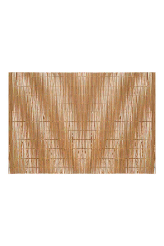 مفرش طاولة مستطيل من الخيزران مقاس 45 × 30 سم
