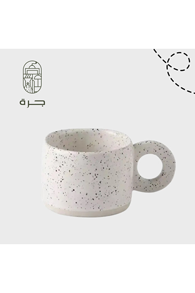 Ceramic Mug - White from Jar - 2