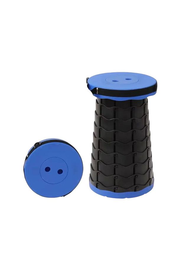 Katlanabilir Taşınabilir Mavi Akordiyon Haç Taburesi Piknik Kamp Teleskopik 110 Kg Taşır Tekne Balık - 1